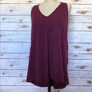 💜LUCY wrap back racerback tank